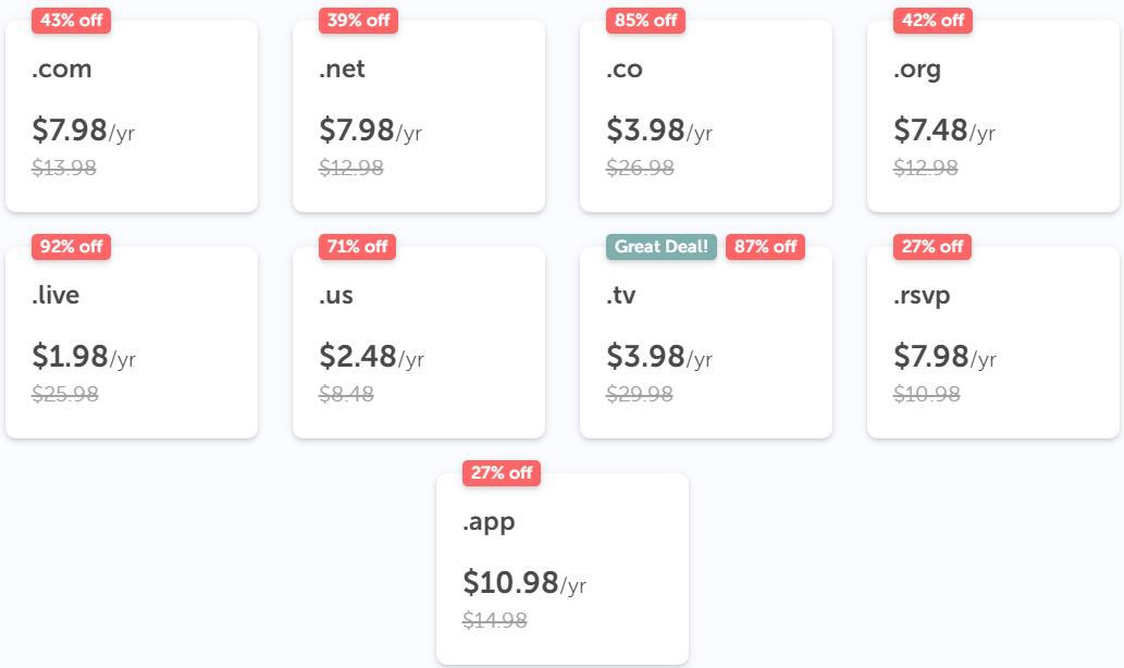 Namecheap圣诞大促开启 域名注册低至<noscript><img fetchpriority=