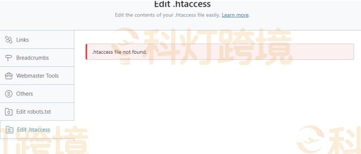编辑 .htaccess文件
