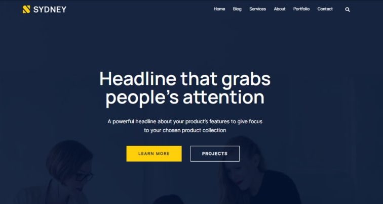 WordPress企业主题推荐Sydney