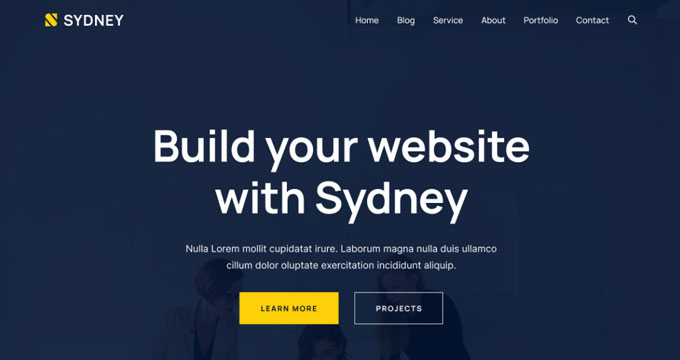 WordPress博客模版推Sydney