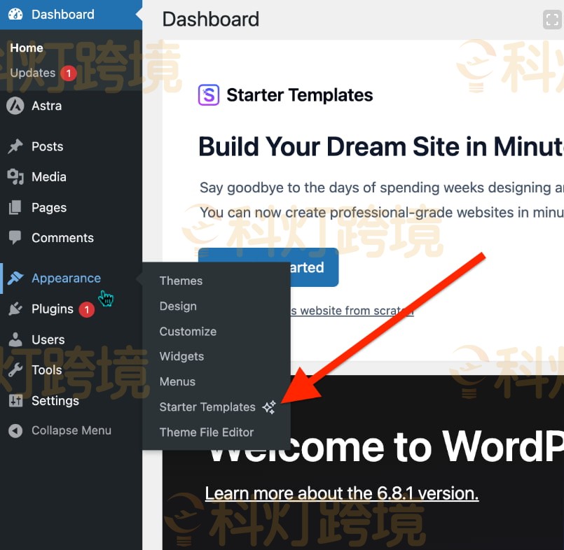 找到初学者模板
