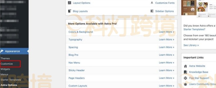 WordPress菜单设置